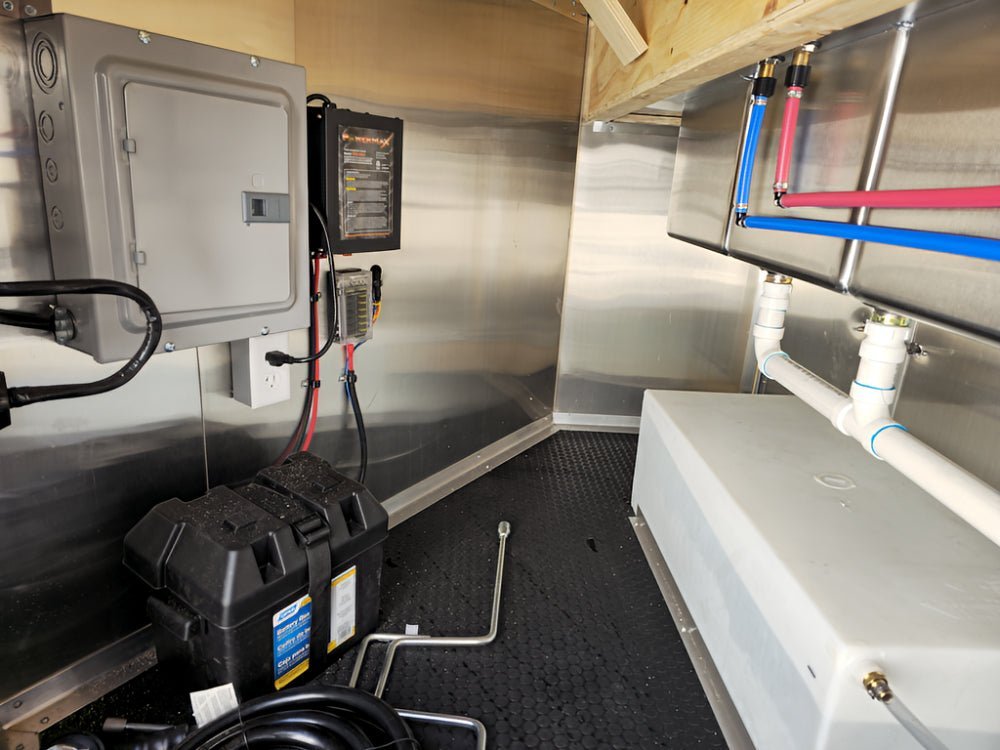 8.5′ X 26′ Concession Trailer White W/ Blackout Kettle Corn Event Catering — photo 4