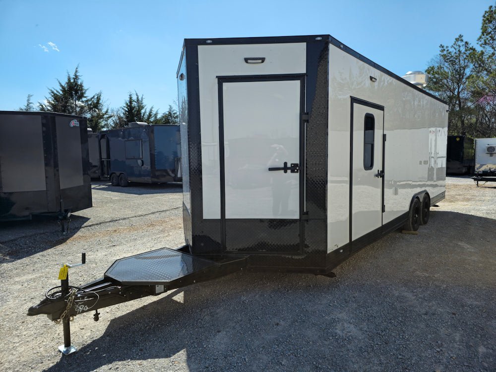 8.5′ X 24′ White With Blackout All Electric Food Trailer Event Catering — photo 3