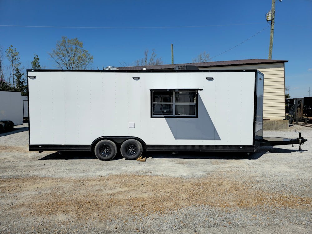 8.5′ X 24′ White With Blackout All Electric Food Trailer Event Catering — photo 15