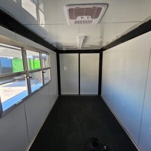 7 x 14 blackout concession trailer in white with blackout trim - view 14