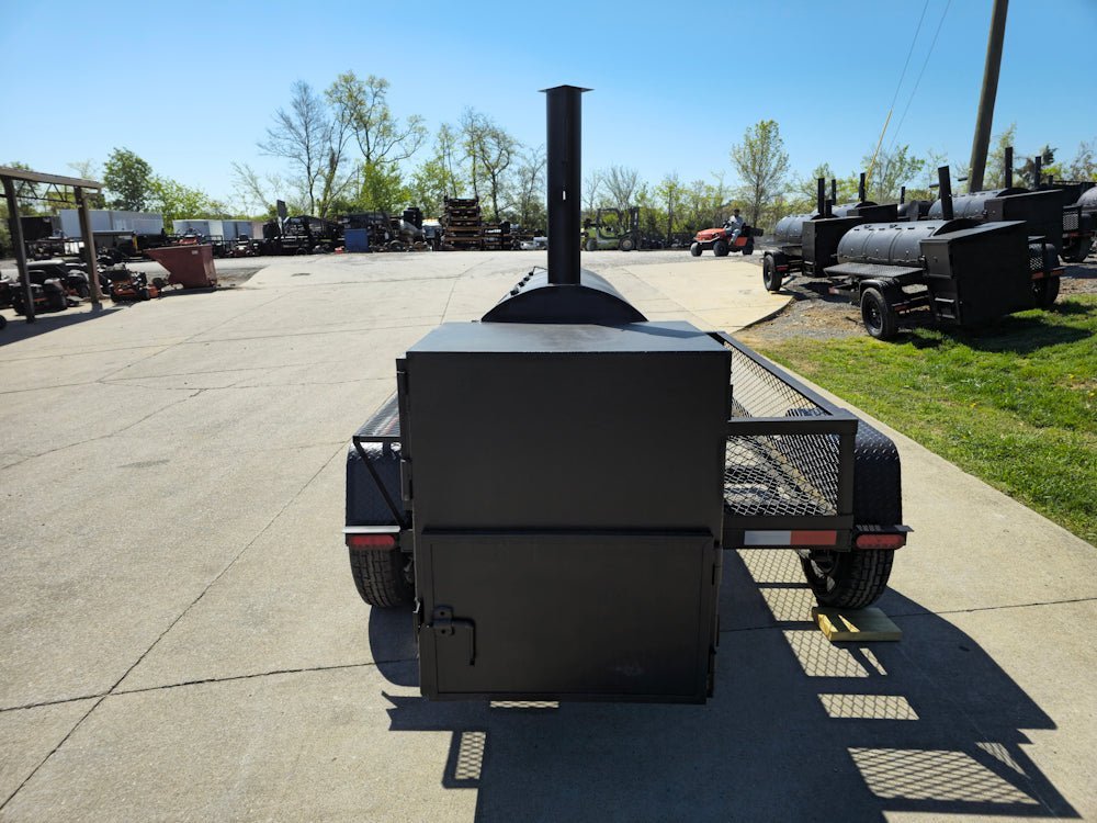 BBQ Smoker Trailer Pull Behind 5’x8′ Reverse Flow Commercial Grade — photo 6