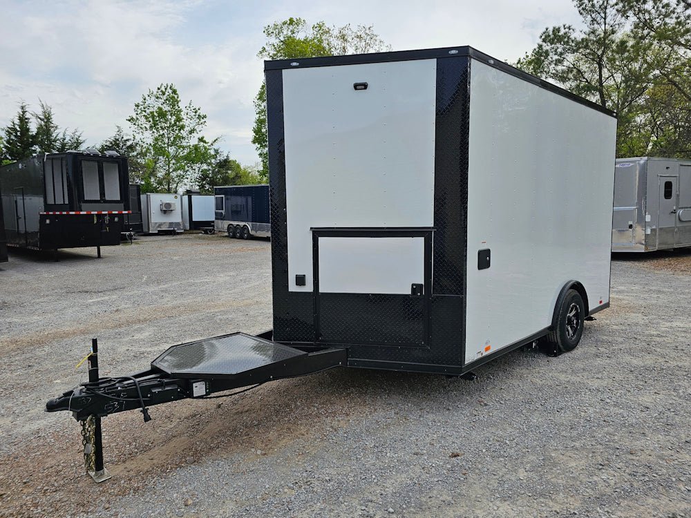 8.5′ X 12′ White Concession Trailer Drink and Beverage Catering — photo 4