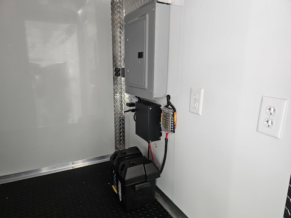 8.5′ X 53′ Charcoal Grey Concession Trailer Marketing and Event — photo 9
