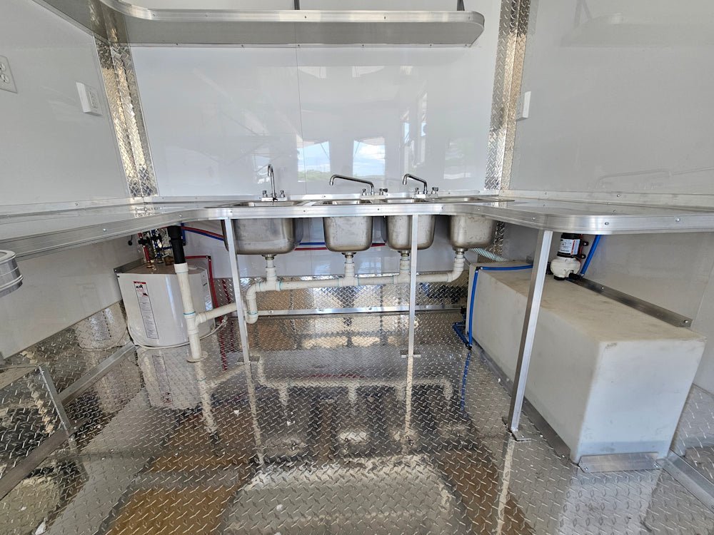 8.5′ X 16′ White Concession Trailer Food Event Catering — photo 15