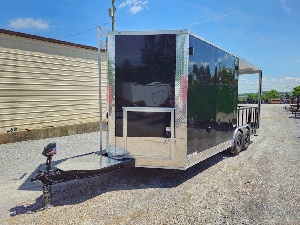 8.5′ X 20′ Black Concession Trailer BBQ Food Event Catering — photo 3
