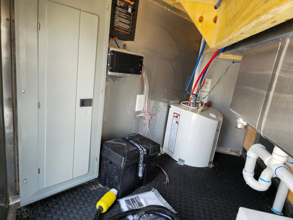 8.5′ X 20′ Black Concession Trailer BBQ Food Event Catering — photo 15