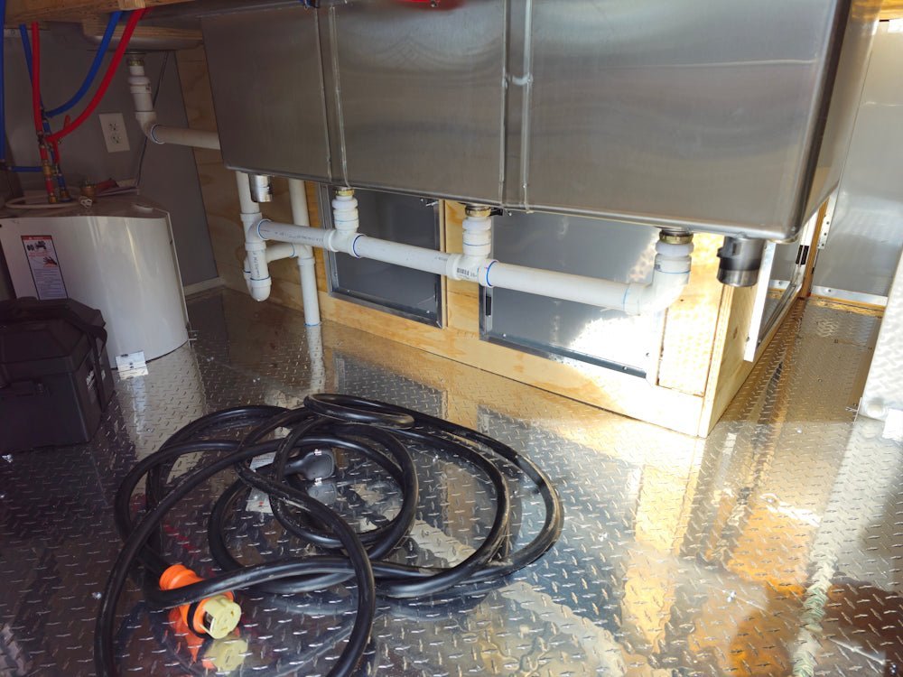 8.5′ X 24′ Red Concession Trailer With 12ft Porch Food Event Catering — photo 4