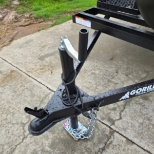 300 gallon BBQ smoker trailer with reverse flow and front charcoal grill - view 10