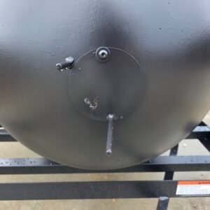 300 gallon BBQ smoker trailer with reverse flow and front charcoal grill - view 11