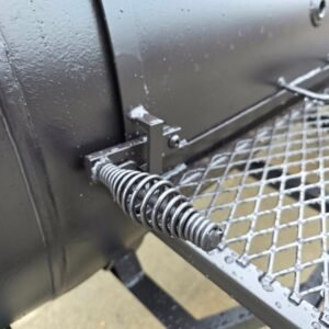 300 gallon BBQ smoker trailer with reverse flow and front charcoal grill - view 12