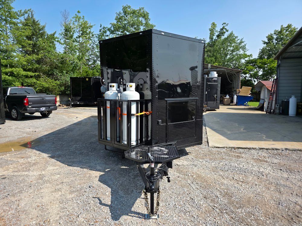 8.5′ X 24′ Black W/ Blackout Concession Trailer Event Vending — photo 3