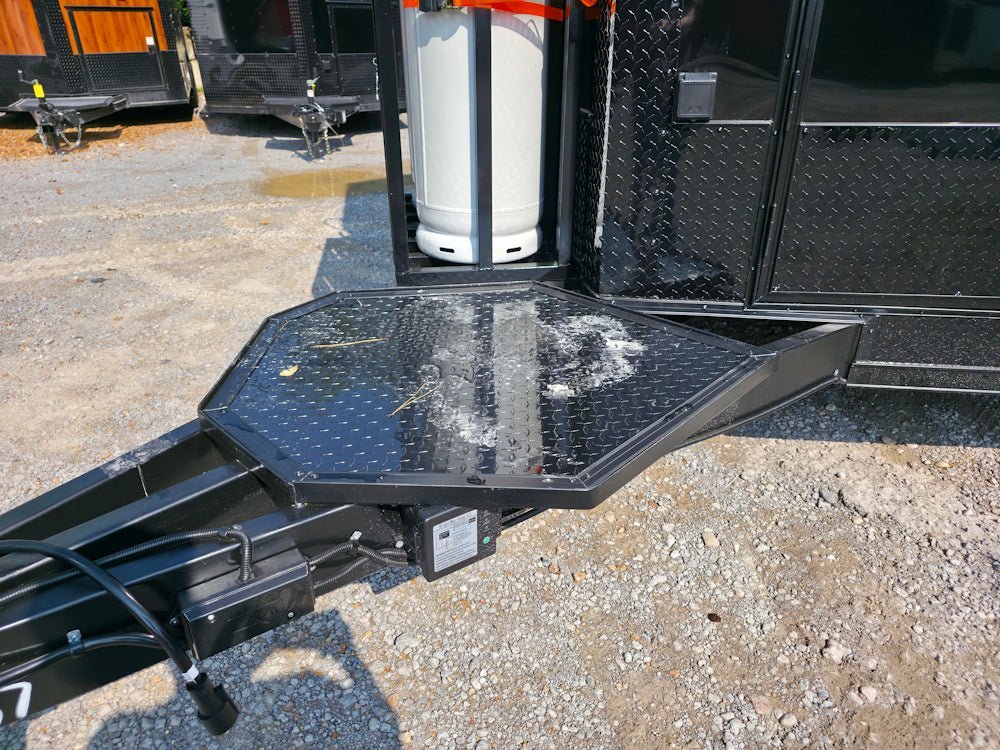 8.5′ X 24′ Black W/ Blackout Concession Trailer Event Vending — photo 5