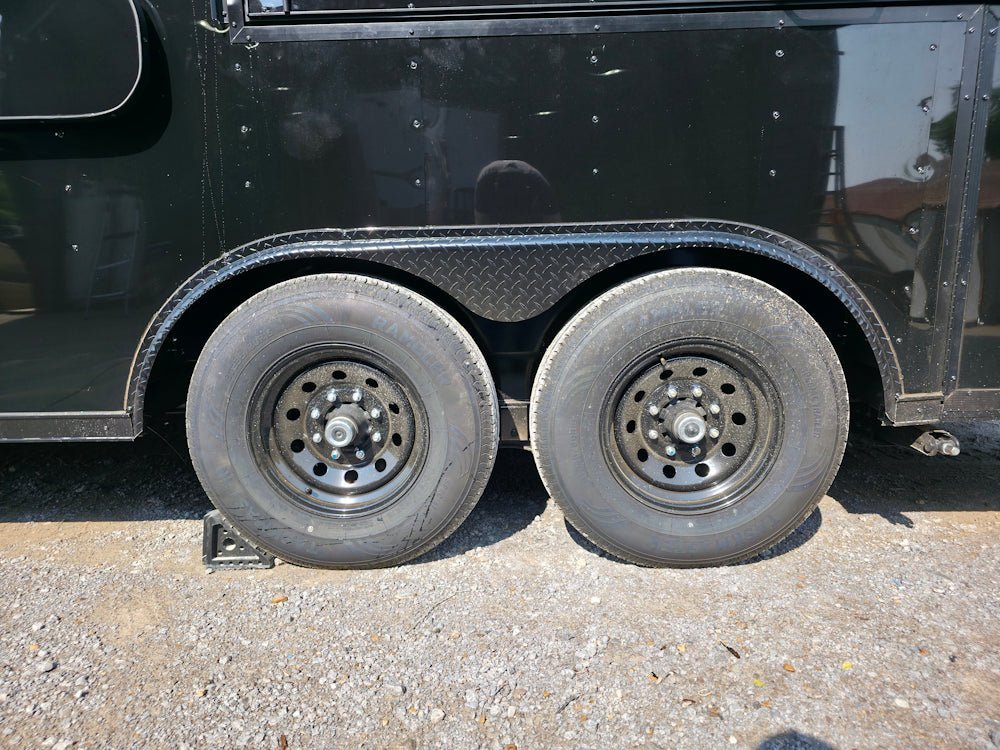 8.5′ X 24′ Black W/ Blackout Concession Trailer Event Vending — photo 10