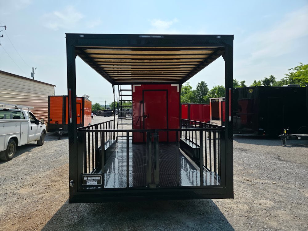 8.5′ X 22′ Red Hybrid Custom Drone and Equipment Trailer Agricultural and Spray — photo 7
