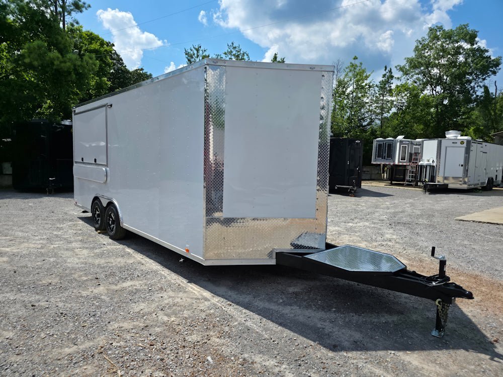 8.5′ X 20′ White Concession Trailer Food Event Catering — photo 14