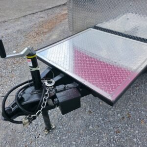 7 x 12 pink concession trailer flat front event unit - view 13