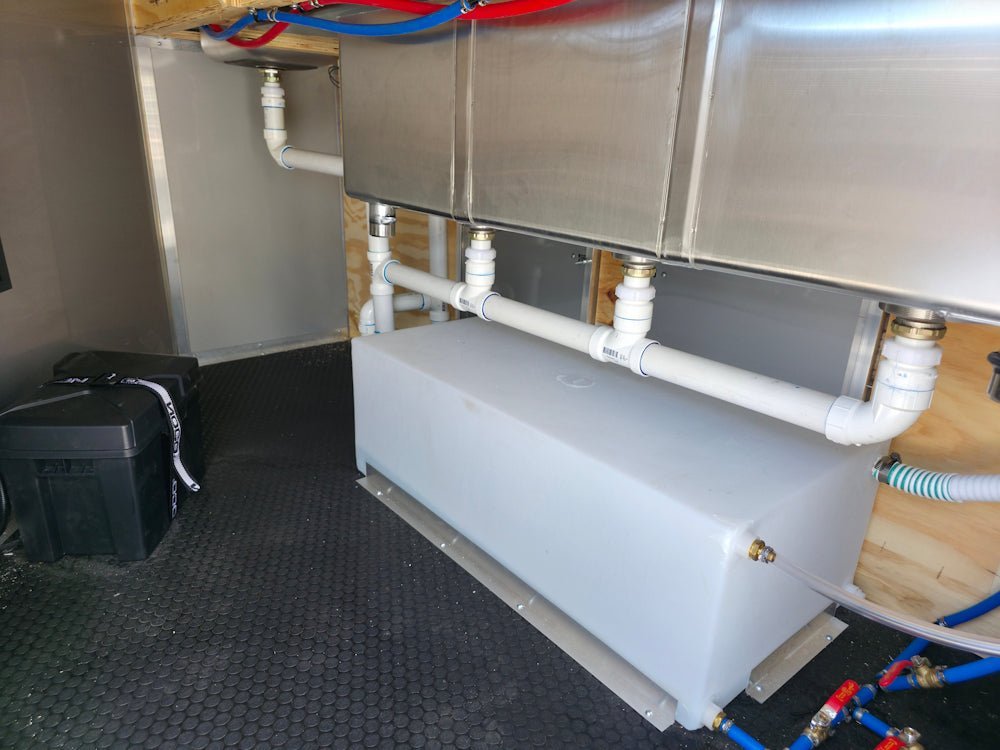 8.5′ X 24′ Red With Blackout BBQ Concession Trailer With 8ft Porch — photo 6