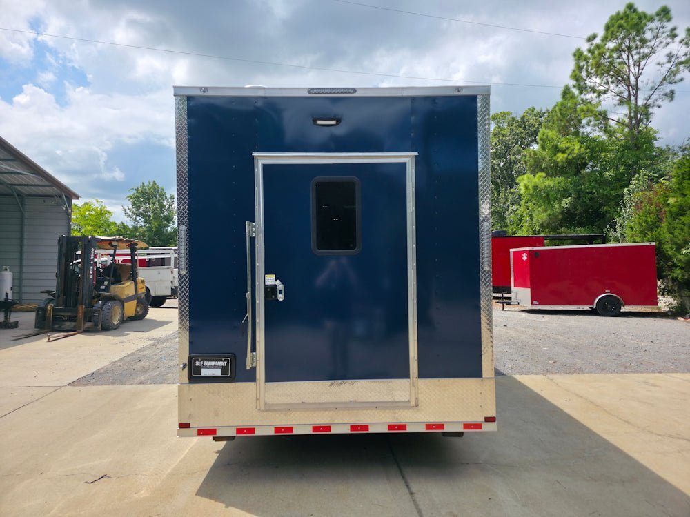 8.5′ X 40′ Indigo Blue Gooseneck Concession Trailer Food Event Catering — photo 7