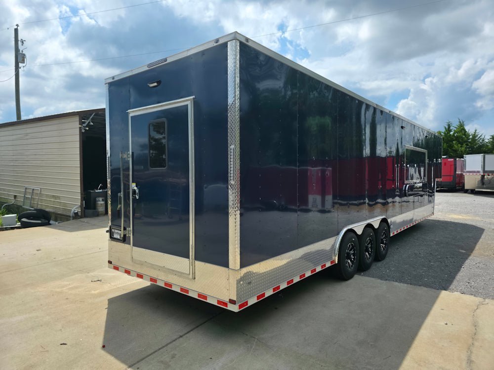 8.5′ X 40′ Indigo Blue Gooseneck Concession Trailer Food Event Catering — photo 8