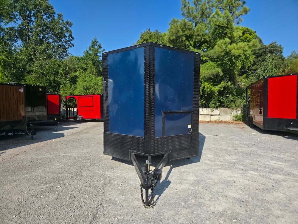 8.5′ X 26′ Indigo Blue Concession Trailer Food Event Catering — photo 2
