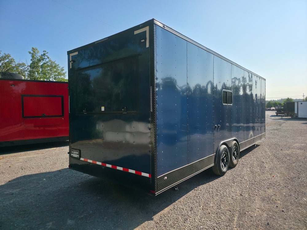 8.5′ X 26′ Indigo Blue Concession Trailer Food Event Catering — photo 8