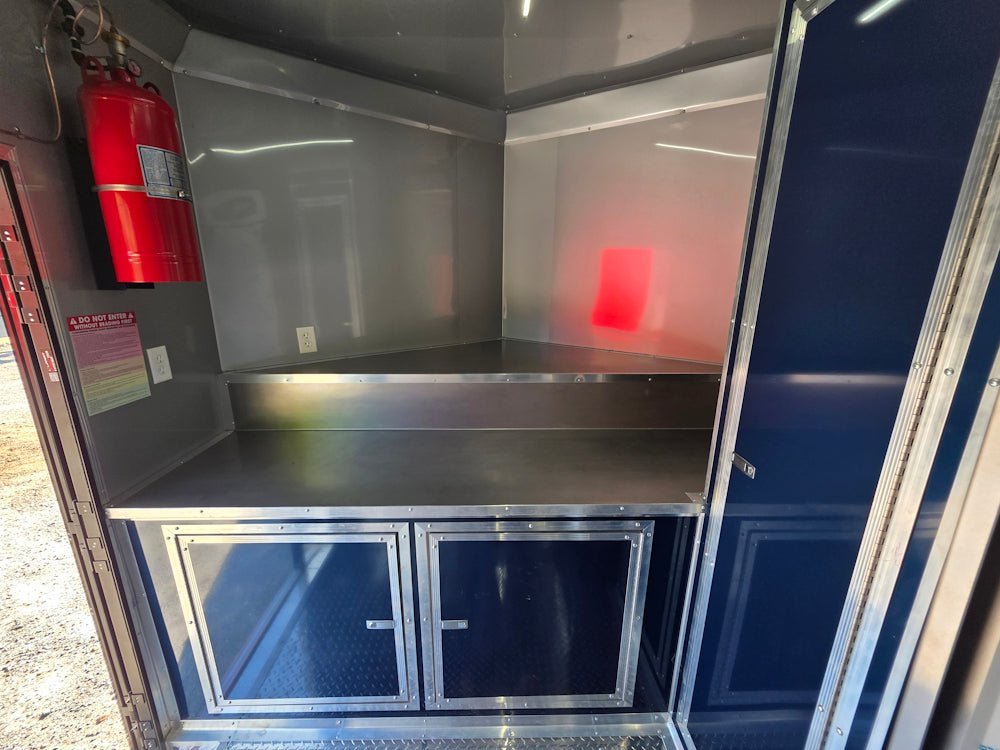 8.5′ X 26′ Indigo Blue Concession Trailer Food Event Catering — photo 15