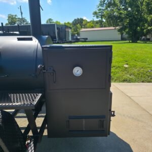 250 gallon charkettle smoker with tongue-mounted charcoal grill - view 12