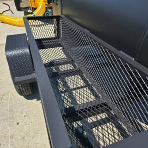 250 gallon charkettle smoker with tongue-mounted charcoal grill - view 14