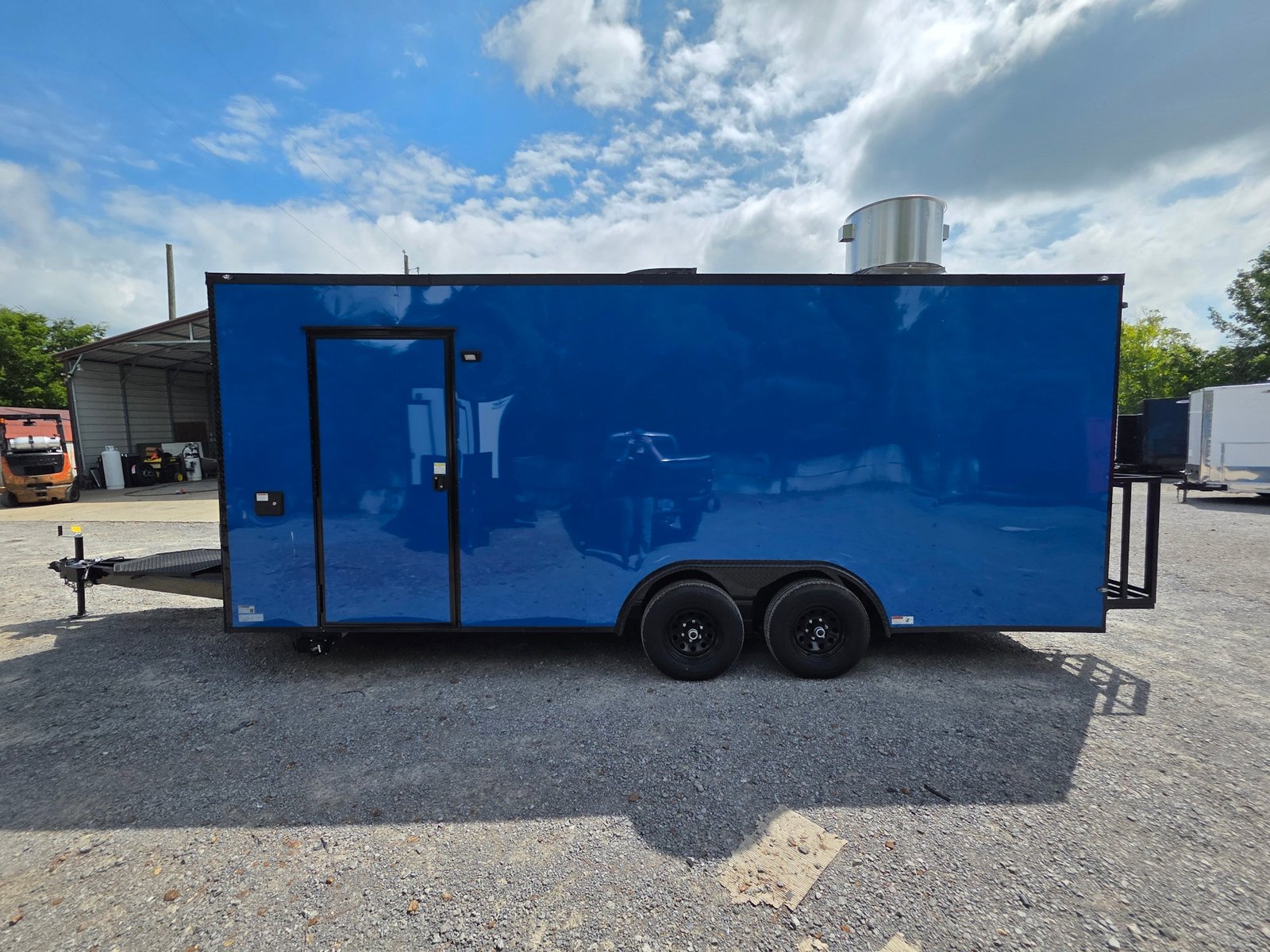 8.5′ X 20′ Cobalt Blue Concession Trailer Food Event Catering — photo 5