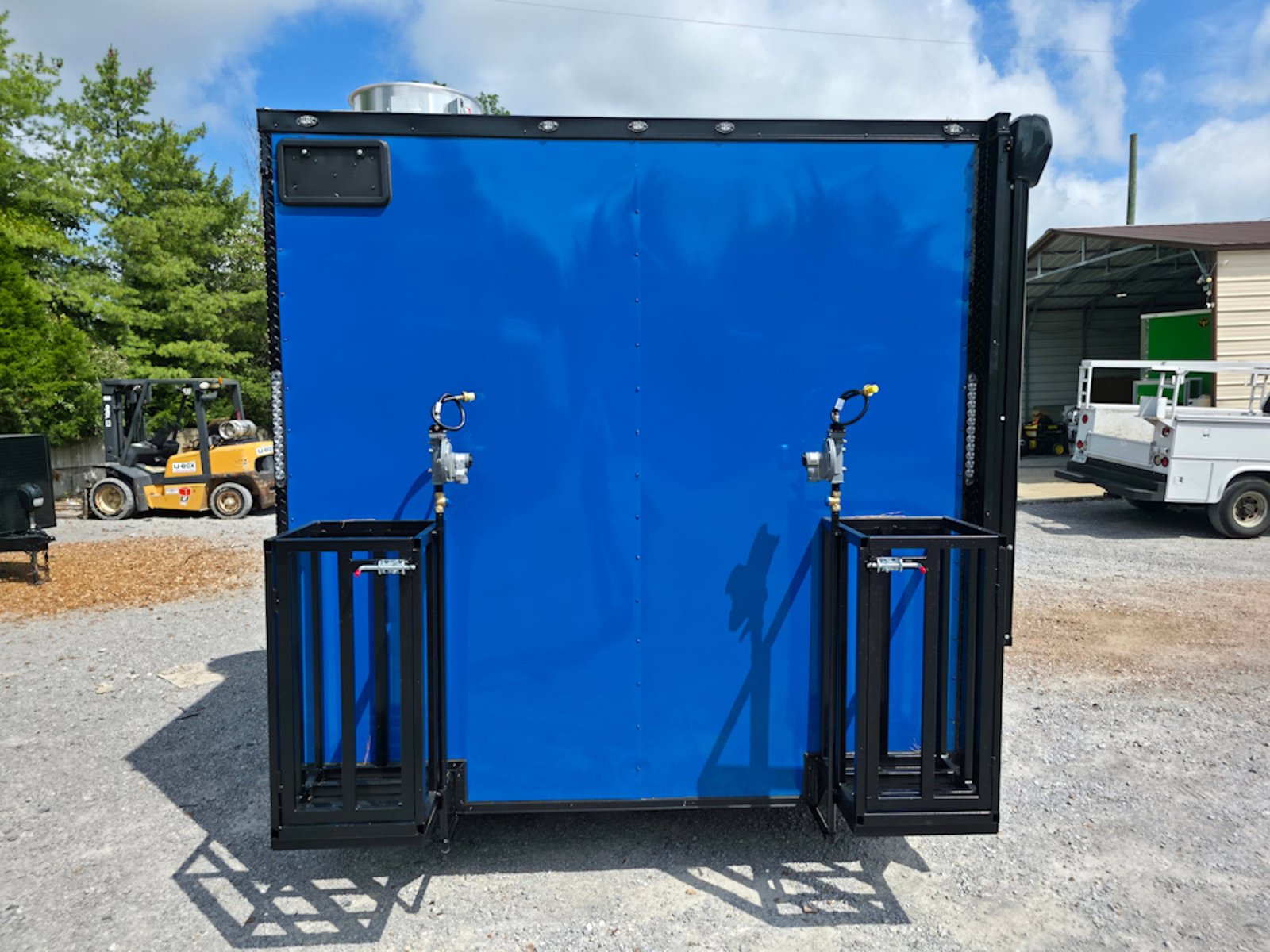 8.5′ X 20′ Cobalt Blue Concession Trailer Food Event Catering — photo 8