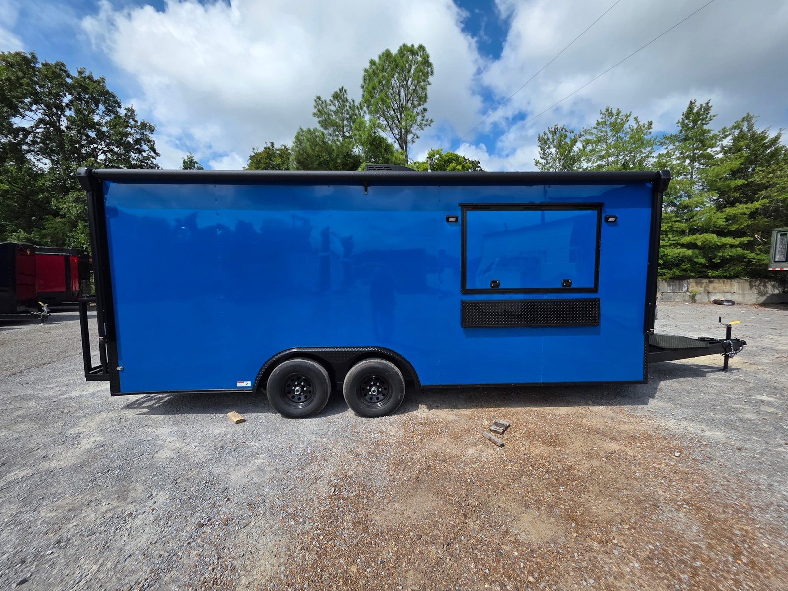 8.5′ X 20′ Cobalt Blue Concession Trailer Food Event Catering — photo 10