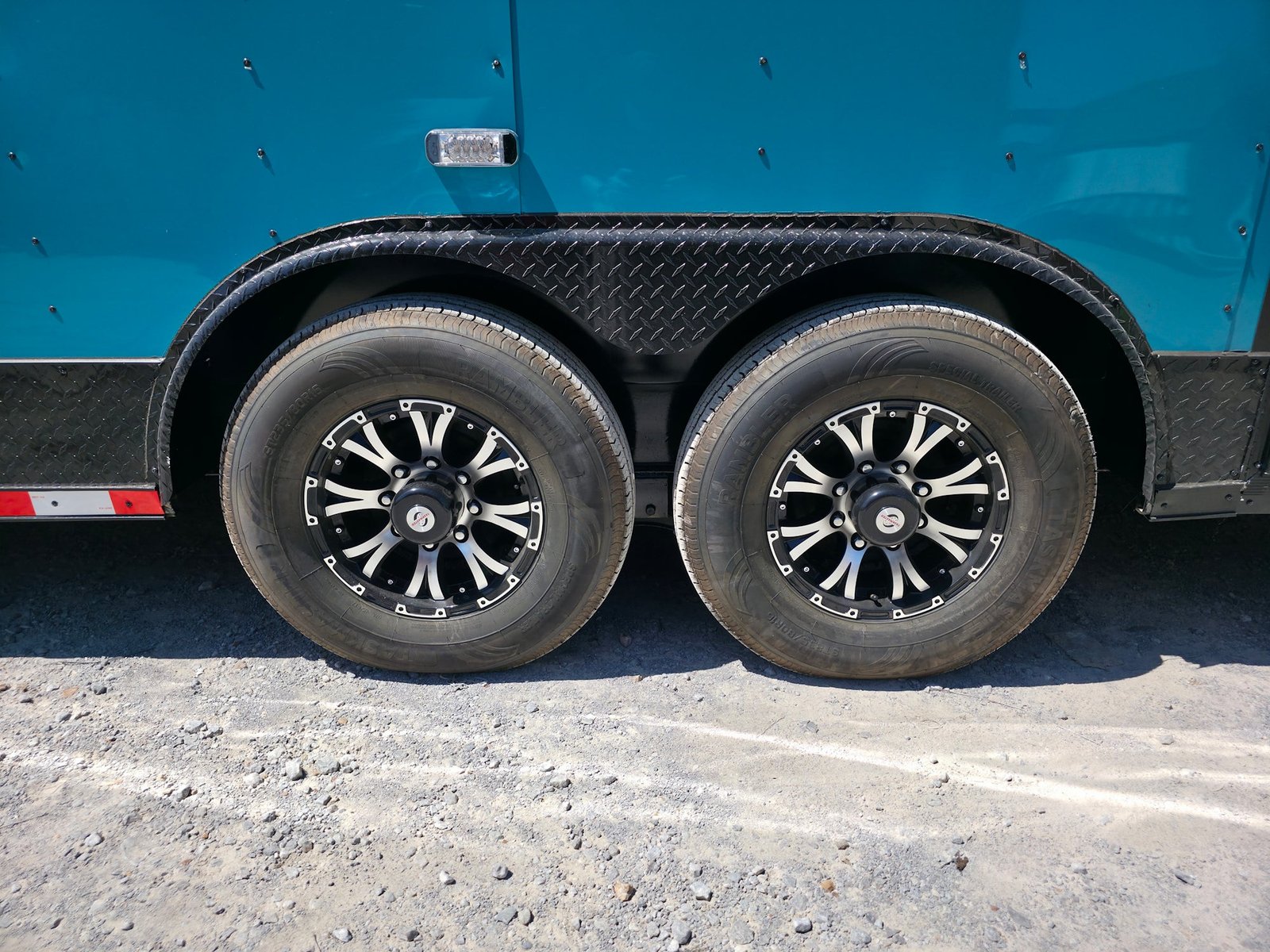 8.5′ X 28′ Teal Green Custom Concession Trailer Food Event Catering — photo 5