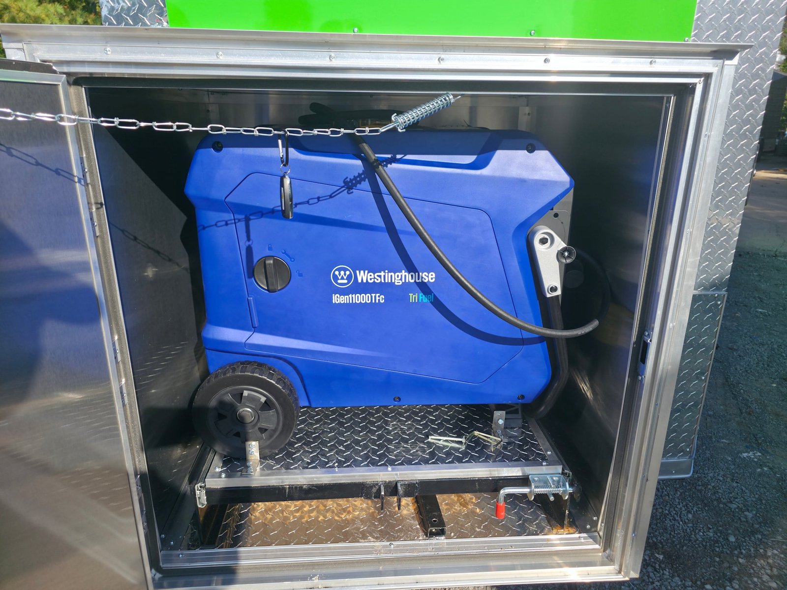 8.5′ X 18′ Lime Green Custom Concession Trailer Food Event Catering — photo 15