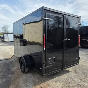 7 x 12 flat front concession trailer mobile kitchen - view 7