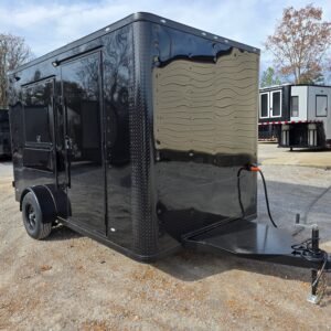 7 x 12 flat front concession trailer mobile kitchen - view 10