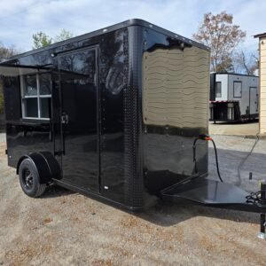 7 x 12 flat front concession trailer mobile kitchen - view 12