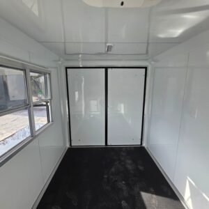 7 x 12 flat front concession trailer mobile kitchen - view 14