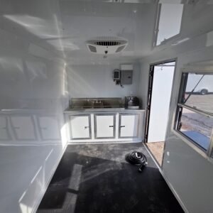 7 x 12 flat front concession trailer mobile kitchen - view 15