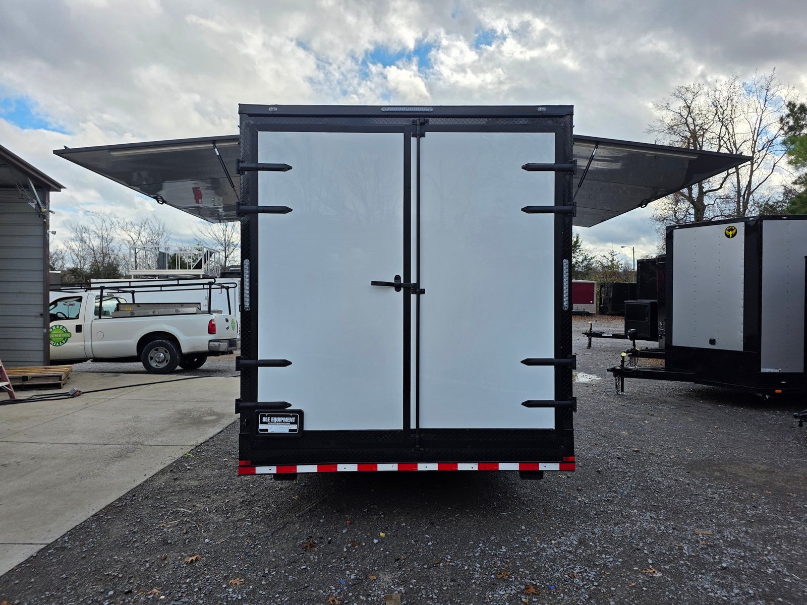 8.5′ X 40′ Gooseneck White With Blackout Concession Trailer Food Event Catering — photo 8