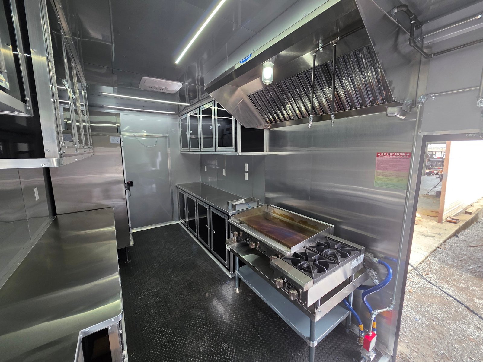 8.5′ X 40′ Gooseneck White With Blackout Concession Trailer Food Event Catering — photo 14