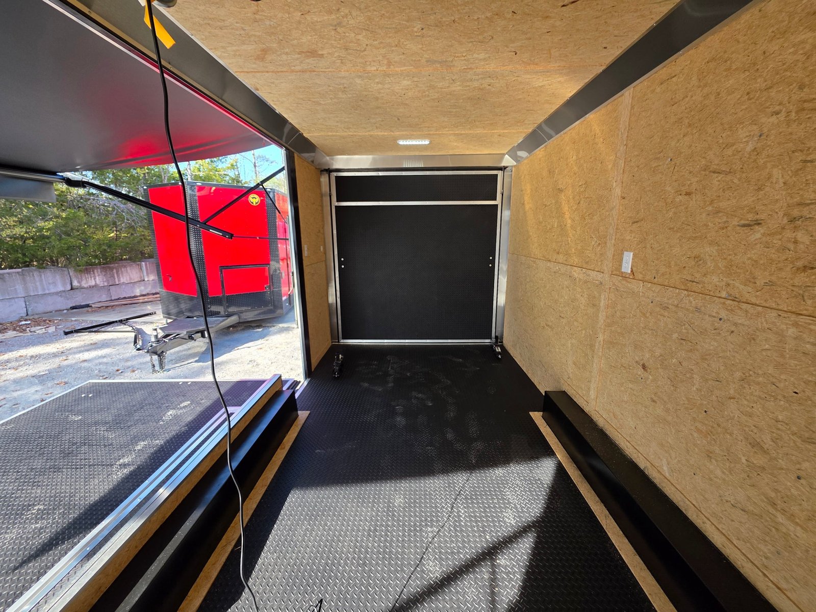 8.5′ X 24′ Charcoal Grey Custom Stage Trailer — photo 11