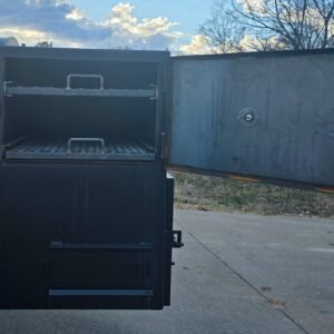 330 gallon charkettle smoker with double cooking racks - view 13