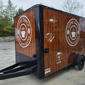 7 x 12 coffee food trailer fully loaded turnkey - view 11