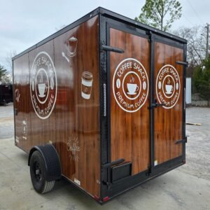 7 x 12 coffee food trailer fully loaded turnkey - view 13
