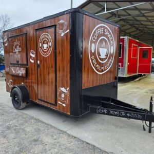 7 x 12 coffee food trailer fully loaded turnkey - view 14