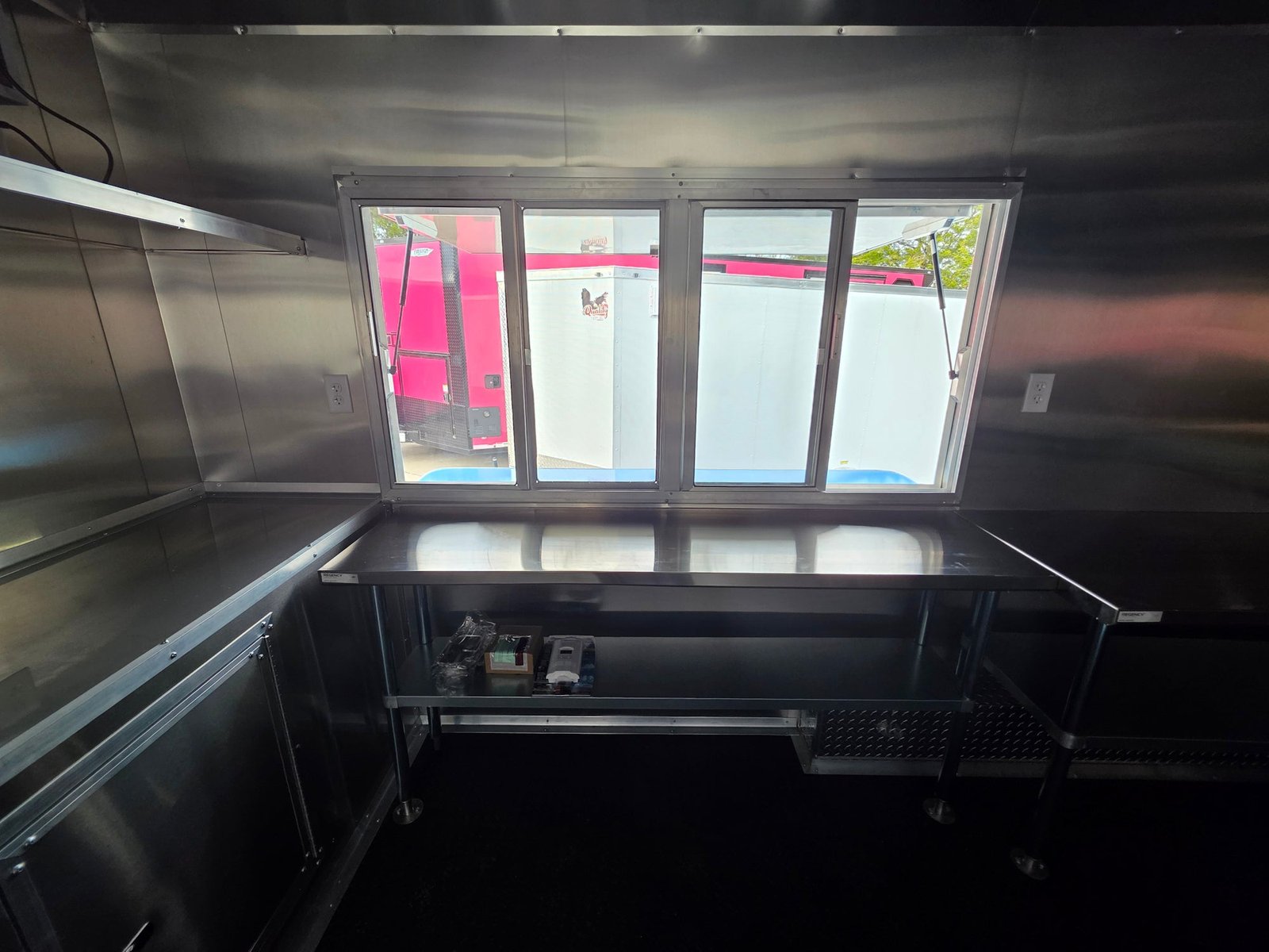 8.5′ X 16′ Custom Concession Trailer White Food Event Catering with appliances — photo 14