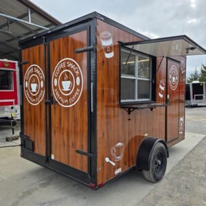 7 x 12 coffee food trailer fully loaded turnkey - view 15