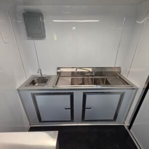 7 x 12 coffee food trailer fully loaded turnkey - view 8