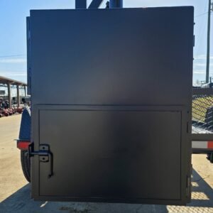 330 gallon two-door smoker with dual counterweighted doors - view 15