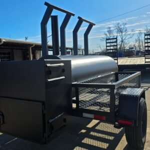 330 gallon two-door smoker with dual counterweighted doors - view 7